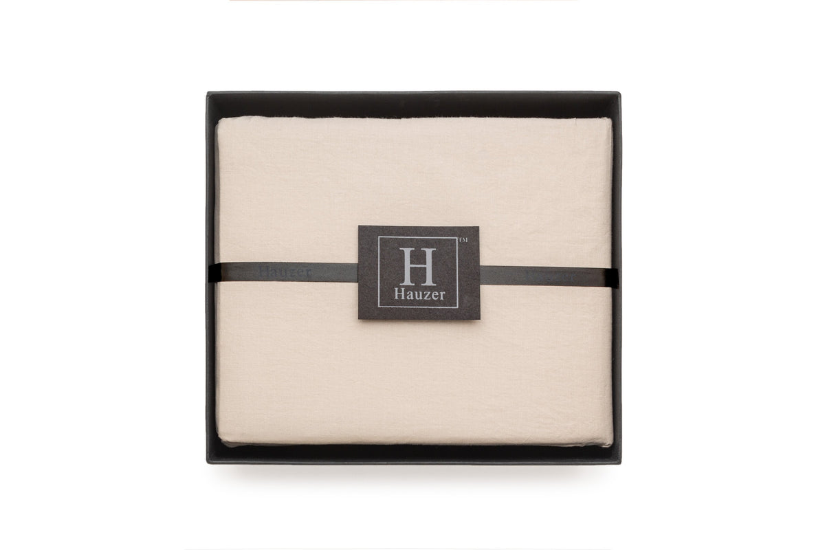 100% Cotton Solid Washed Sheet Set