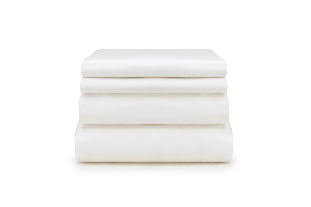 100% Cotton Solid Washed Sheet Set