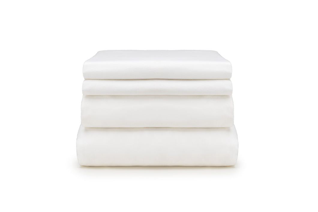 100% Cotton Solid Washed Sheet Set