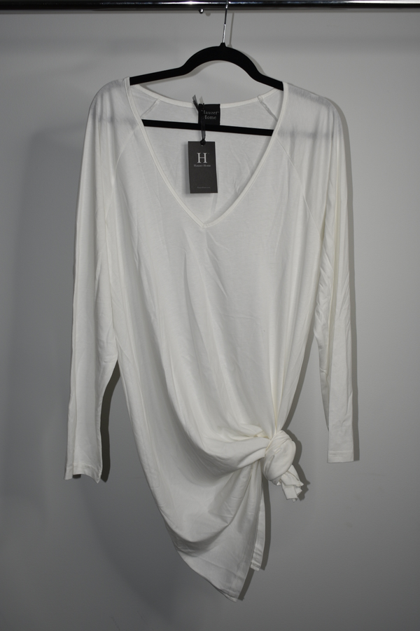 Relaxed Fitted Dress Off White